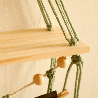 Étagère Murale en Macramé | Boho™ - JardinPam