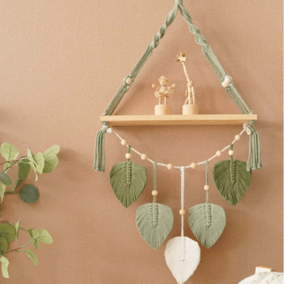Étagère Murale en Macramé | Boho™ - JardinPam