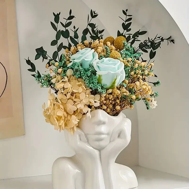 Vase à tête de femme | Charme™ - JardinPam