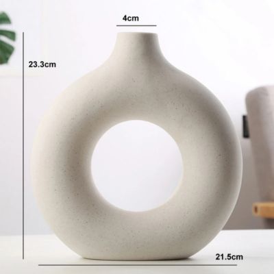 Vase Circulaire Nordique | Donut™ - JardinPam