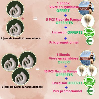 Vase Décoratif Nordique | NordicCharm™ - JardinPam